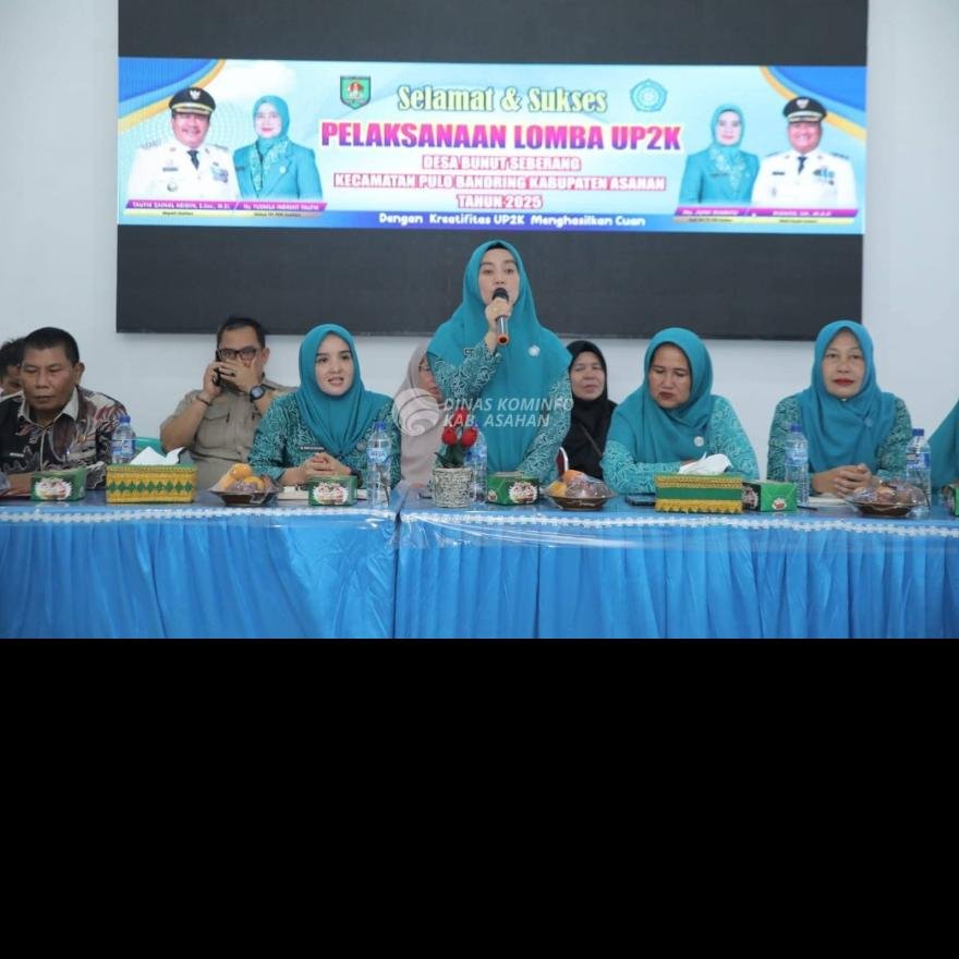 TP. PKK Kabupaten Asahan Lakukan Evaluasi Lomba UP2K di Desa Bunut Sebrang
